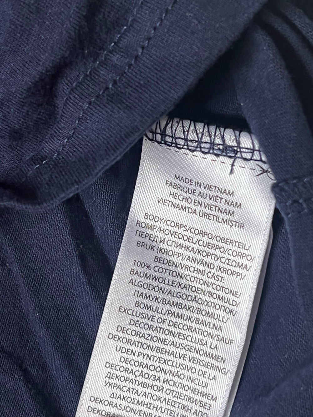 Polo by Ralph Lauren Navy Hooded Long Sleeve Shirt with White Pony & Sleeve Logo - Picture 5 of 5